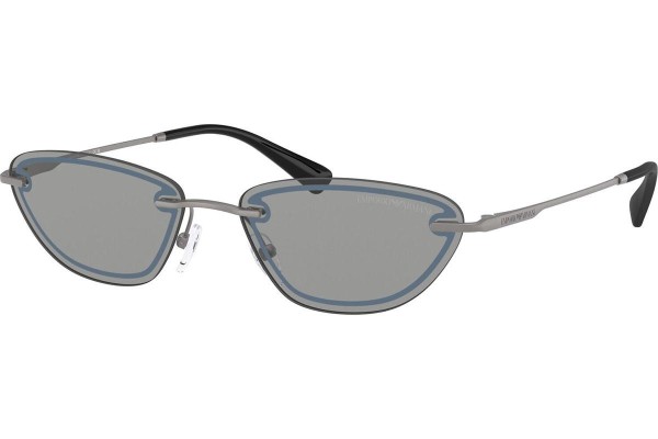 Solglasögon Emporio Armani EA2158 3003/1 Cat Eye Grå