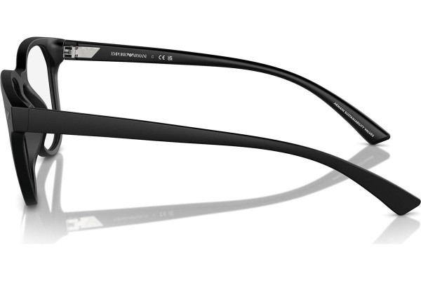 Glasögon Emporio Armani EA3240U 5001 Oval Svart