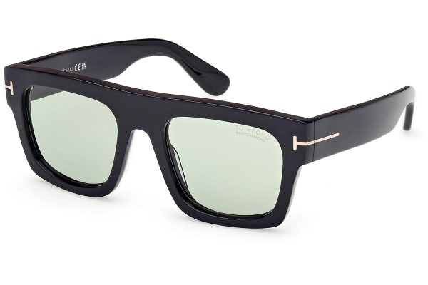 Solglasögon Tom Ford Fausto FT0711 01N Flat Top Svart