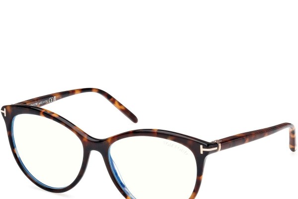 Glasögon Tom Ford FT5990-B 052 Runda Havana