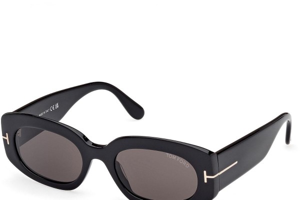 Solglasögon Tom Ford Cielle FT1187 01A Oval Svart