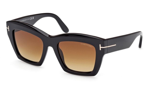 Solglasögon Tom Ford Luna FT1191 01F Cat Eye Svart