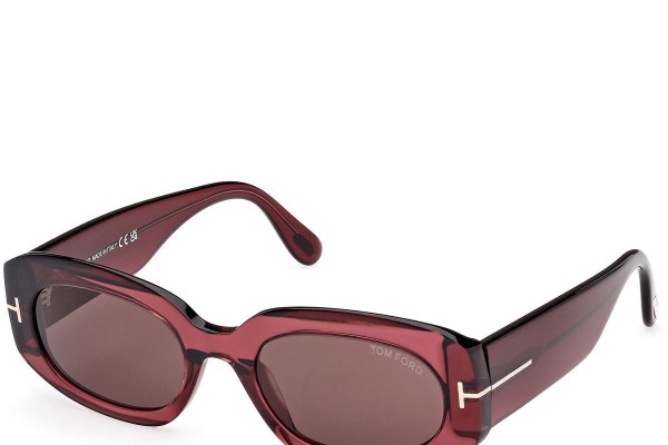 Solglasögon Tom Ford Cielle FT1187 69E Oval Röd