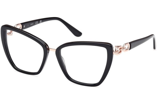 Glasögon Guess GU50180 001 Cat Eye Svart