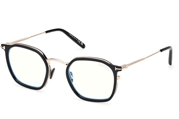 Glasögon Tom Ford FT5974-B 005 Runda Svart