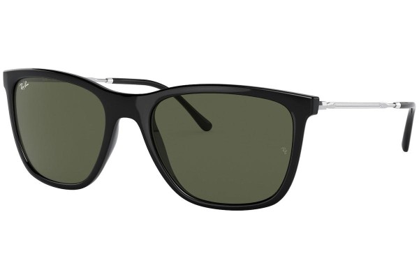 Solglasögon Ray-Ban RB4344 601/31 Fyrkantig Svart