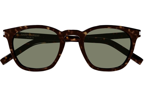 Solglasögon Saint Laurent SL28 049 Fyrkantig Havana