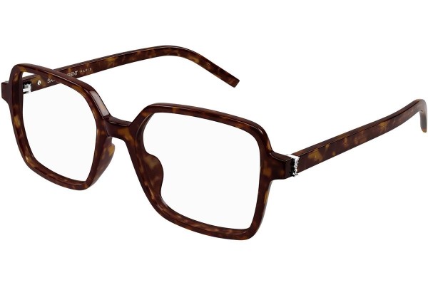 Glasögon Saint Laurent SLM139 002 Fyrkantig Havana