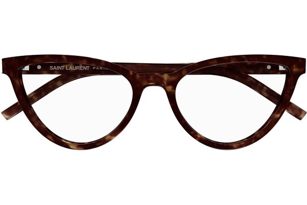 Glasögon Saint Laurent SLM138 002 Cat Eye Havana