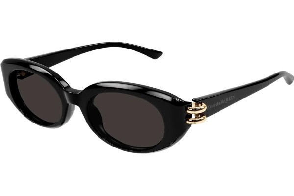 Solglasögon Alexander McQueen AM0469S 001 Oval Svart