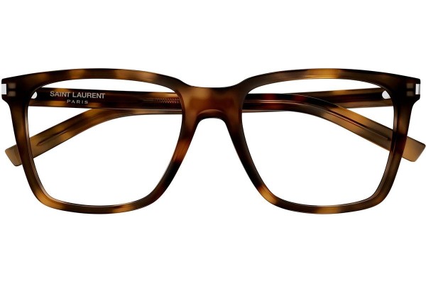 Glasögon Saint Laurent SL717SLIM 003 Fyrkantig Havana