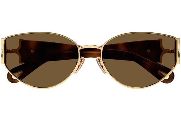 Solglasögon Chloe CH0260S 002 Cat Eye Guld