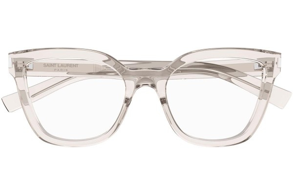 Glasögon Saint Laurent SL748 004 Fyrkantig Beige