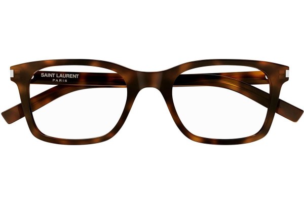 Glasögon Saint Laurent SL718SLIM 007 Fyrkantig Havana