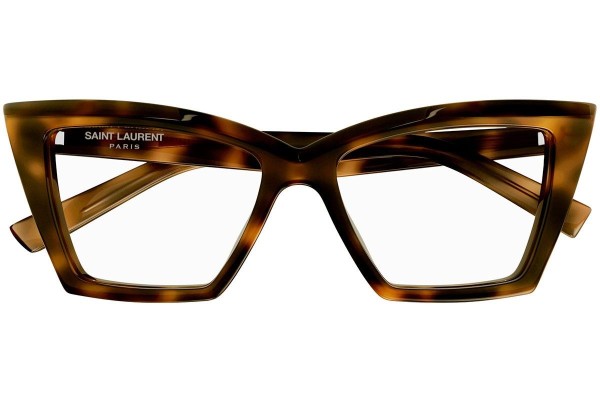 Glasögon Saint Laurent SL657OPT 002 Cat Eye Havana