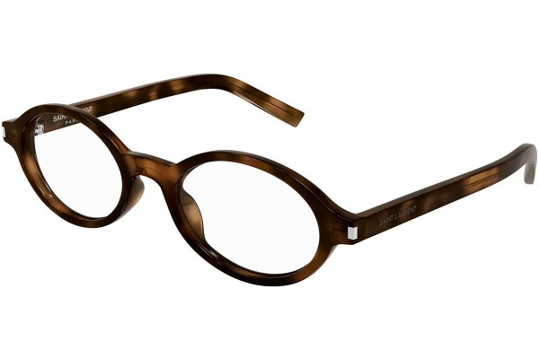 Glasögon Saint Laurent SL751JEANNEOPT 003 Oval Havana