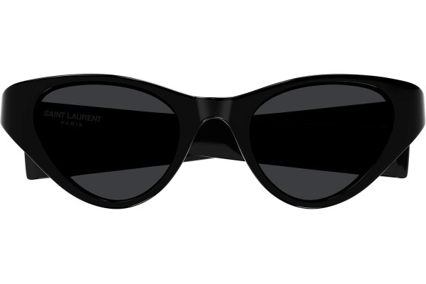 Solglasögon Saint Laurent SLM144 001 Cat Eye Svart