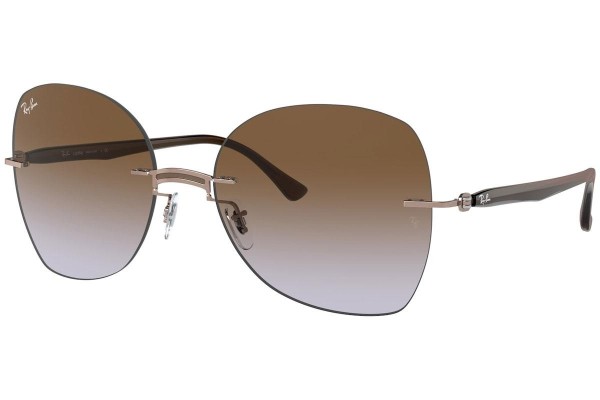 Solglasögon Ray-Ban Titanium Collection RB8066 155/68 Fyrkantig Brun