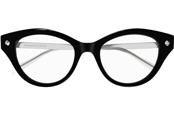 Glasögon Alexander McQueen AM0485O 001 Cat Eye Svart