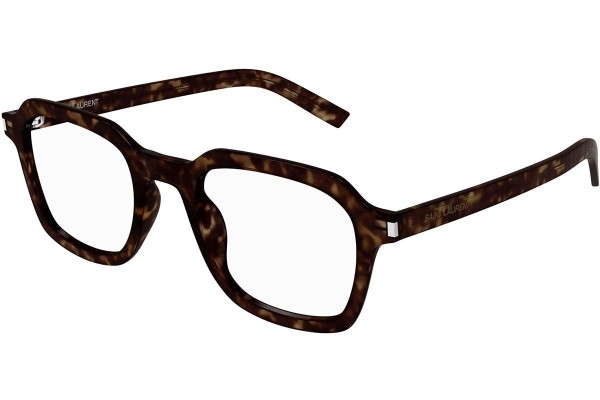 Glasögon Saint Laurent SL715SLIMOPT 002 Fyrkantig Havana