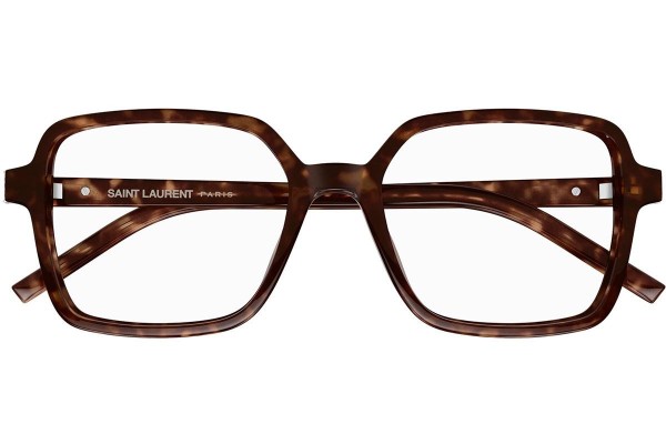 Glasögon Saint Laurent SLM139 002 Fyrkantig Havana