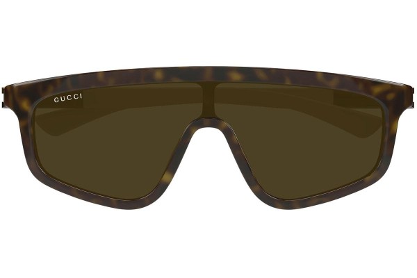 Solglasögon Gucci GG1736S 002 Enkel Lins | Shield Havana