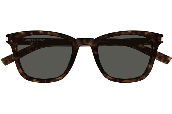 Solglasögon Saint Laurent SL716SLIM 002 Fyrkantig Havana