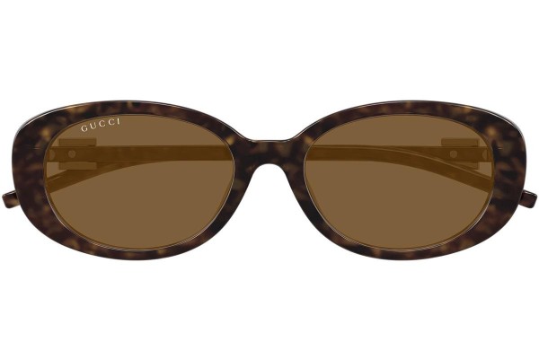 Solglasögon Gucci GG1684SA 004 Oval Havana