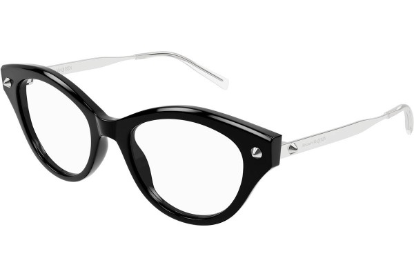 Glasögon Alexander McQueen AM0485O 001 Cat Eye Svart