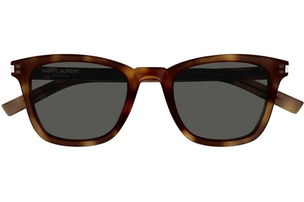 Solglasögon Saint Laurent SL716SLIM 003 Fyrkantig Havana