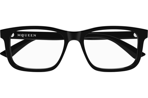 Glasögon Alexander McQueen AM0486O 006 Fyrkantig Svart