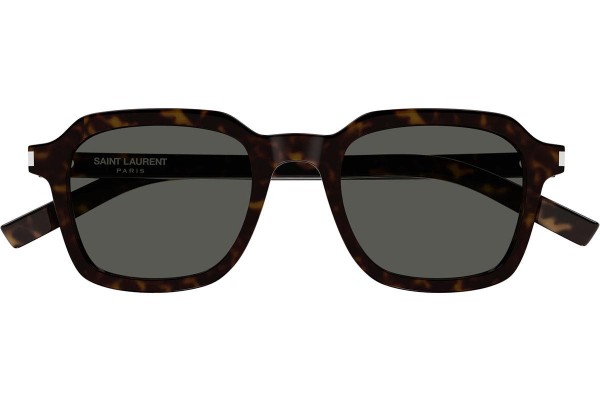 Solglasögon Saint Laurent SL715SLIM 002 Fyrkantig Havana