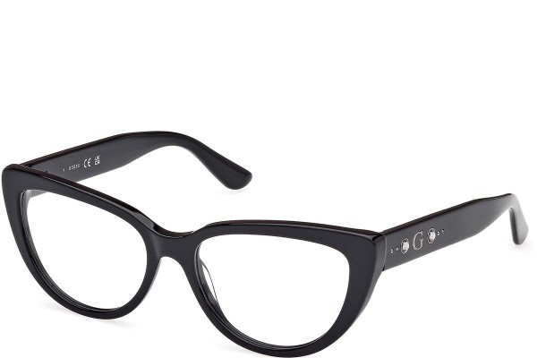 Glasögon Guess GU50175 001 Cat Eye Svart