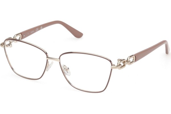 Glasögon Guess GU50179 058 Fyrkantig Beige