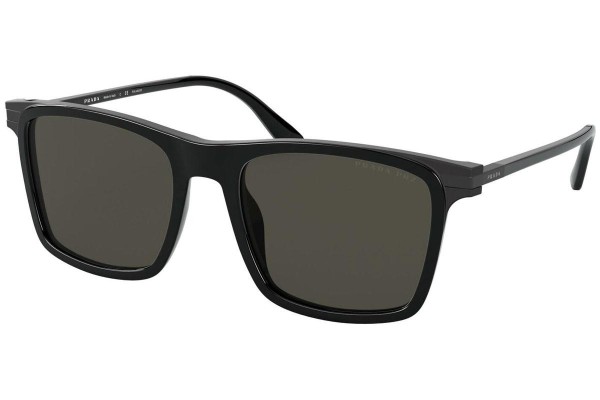 Solglasögon Prada PR19XS 07F08G Polarized Fyrkantig Svart