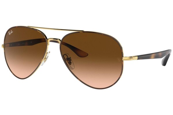 Solglasögon Ray-Ban RB3675 9127A5 Pilot Guld