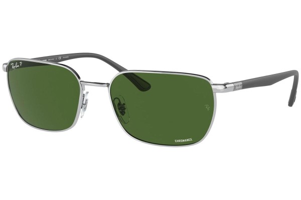 Solglasögon Ray-Ban Chromance Collection RB3684CH 003/P1 Polarized Rektangulära Silver