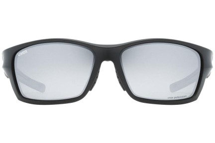 Solglasögon uvex sportstyle 232 P Black Mat S3 Polarized Rektangulära Svart