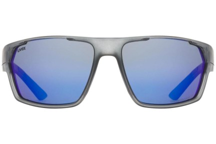 Solglasögon uvex sportstyle 233 P Smoke Mat S3 Polarized Rektangulära Grå