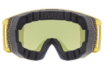 Ski Goggles uvex athletic CV Chrome Gold S2 Enkel Lins | Shield Guld