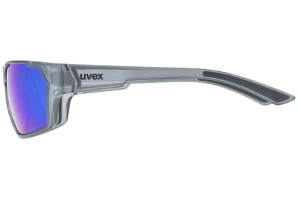 Solglasögon uvex sportstyle 233 P Smoke Mat S3 Polarized Rektangulära Grå