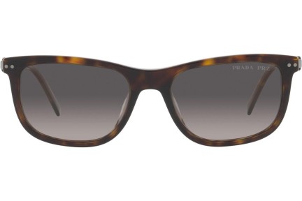 Solglasögon Prada PR18YS 2AU09G Polarized Rektangulära Havana