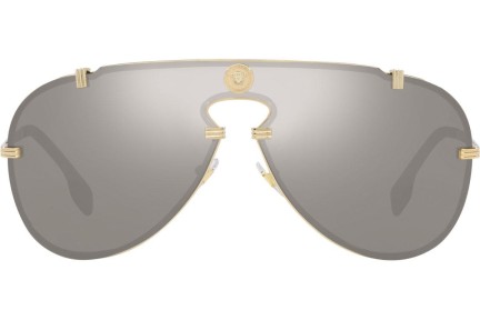 Solglasögon Versace Medusa Mesmerize VE2243 10026G Enkel Lins | Shield Guld