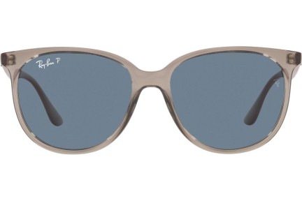 Solglasögon Ray-Ban RB4378 65722V Polarized Fyrkantig Grå