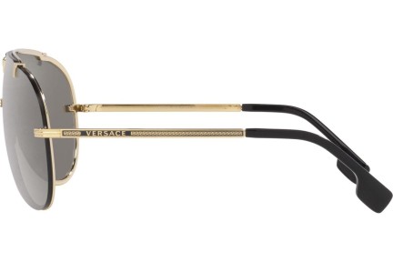 Solglasögon Versace Medusa Mesmerize VE2243 10026G Enkel Lins | Shield Guld