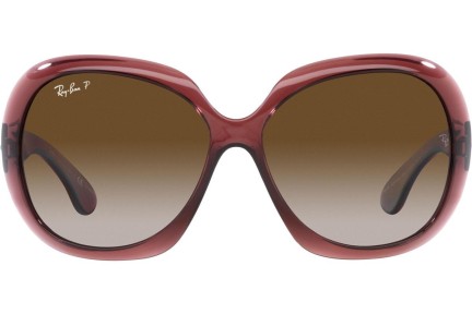 Solglasögon Ray-Ban Jackie Ohh II RB4098 6593T5 Polarized Oversize Brun