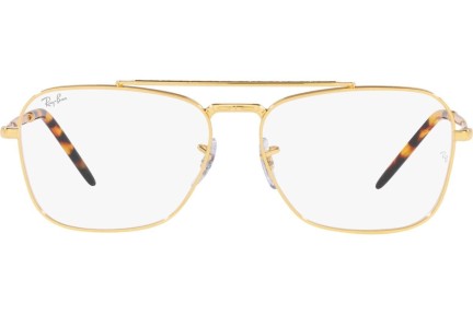 Glasögon Ray-Ban New Caravan RX3636V 3086 Fyrkantig Guld