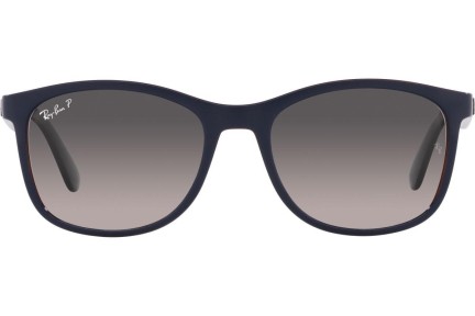 Solglasögon Ray-Ban RB4374 6601M3 Polarized Fyrkantig Blå