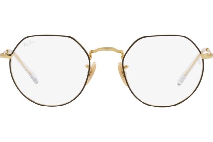 Glasögon Ray-Ban Jack RX6465 2890 Runda Guld