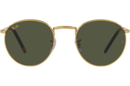 Solglasögon Ray-Ban New Round RB3637 919631 Runda Guld